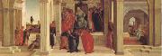 Filippino Lippi Three Scenes from the Story of Esther Mardochus (mk05) USA oil painting artist